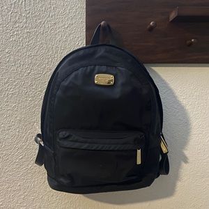 Michael Kors Jet Set Black Nylon Backpack